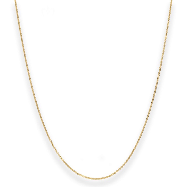 1.2mm Ankerkette flach aus 333 Gelbgold 50cm