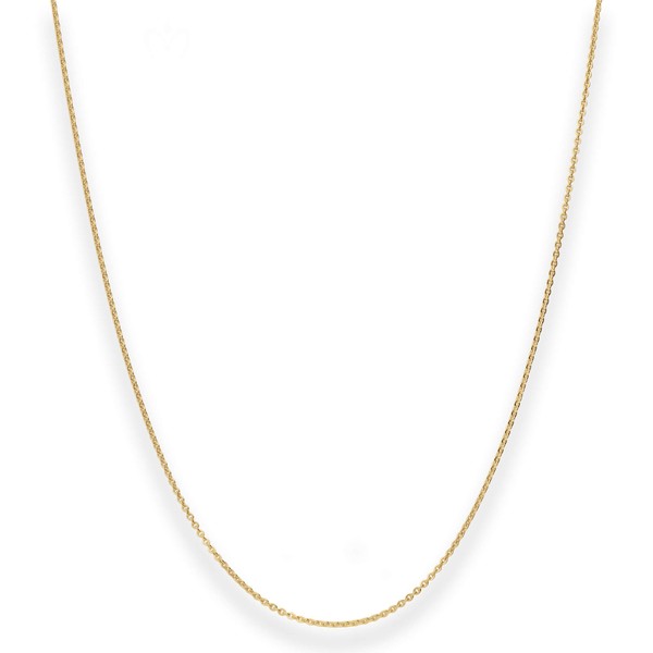 1.2mm Ankerkette flach aus 333 Gelbgold 50cm