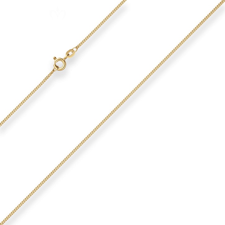 1.2mm Panzerkette aus 333 Gelbgold 38cm