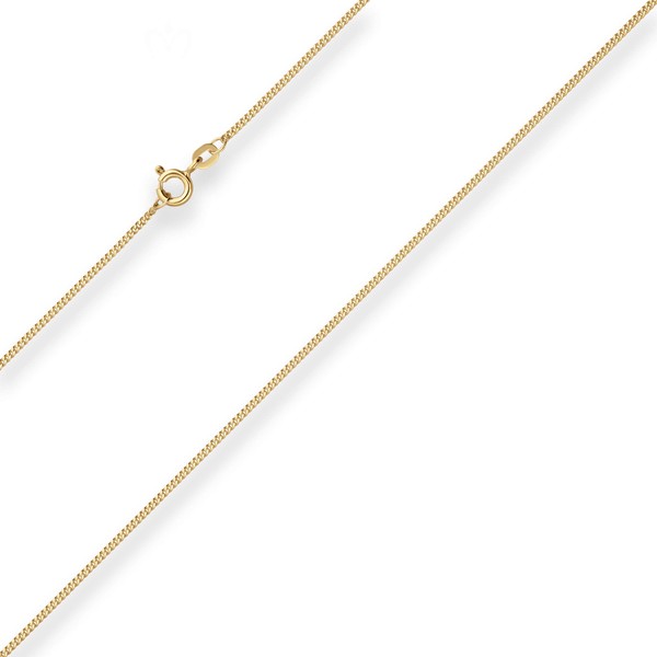 1.2mm Panzerkette aus 333 Gelbgold 40cm