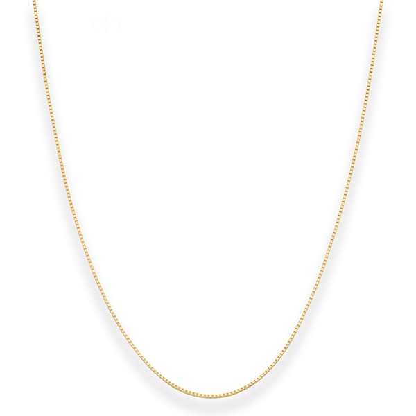 0.8mm Veneziakette aus 585 Gelbgold 42cm