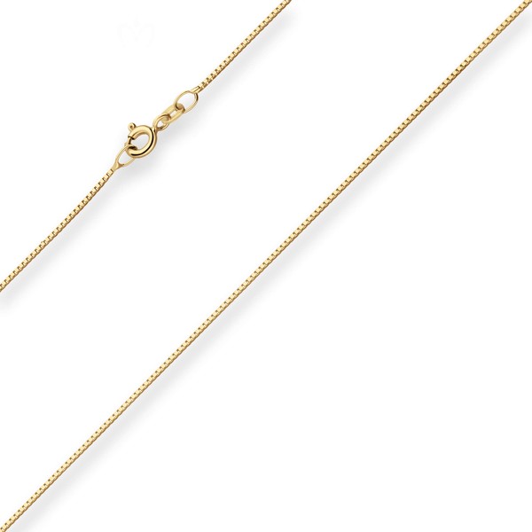 0.8mm Veneziakette aus 585 Gelbgold 60cm