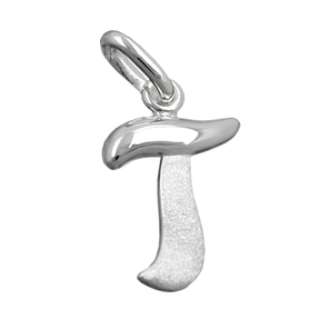 Anhänger Silberanhänger Buchstabe T aus echtem 925 Silber Unisex