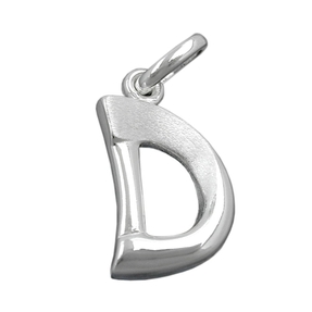 Anhänger Silberanhänger Buchstabe D aus echtem 925 Silber Unisex