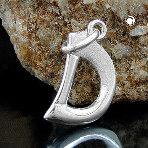 Anhänger Buchstabe D 925 Silber