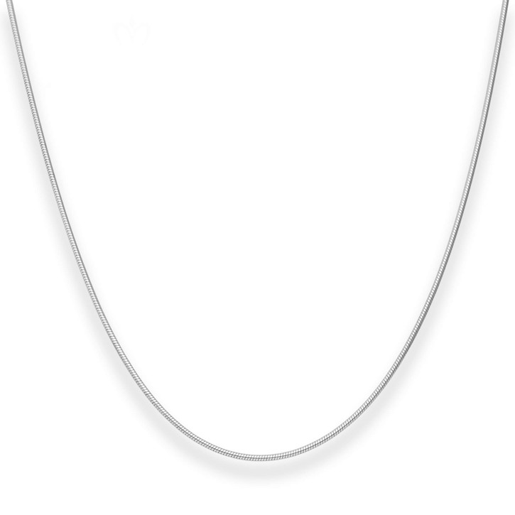 1.1mm Schlangenkette aus 925 Silber 50cm
