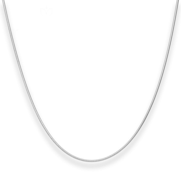 1.1mm Schlangenkette aus 925 Silber 50cm