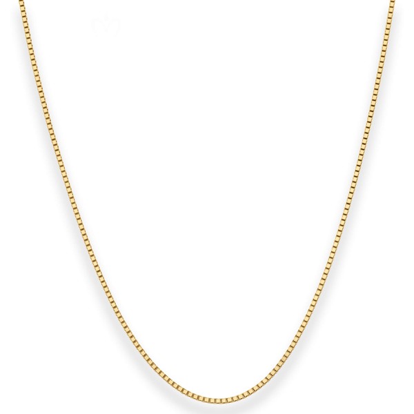 1.2mm Veneziakette aus 375 Gelbgold 45cm