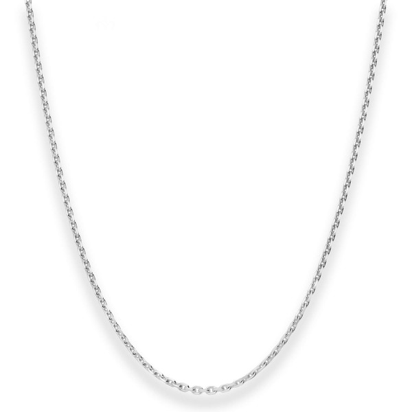 1.9mm Ankerkette diamantiert aus 925 Silber 70cm