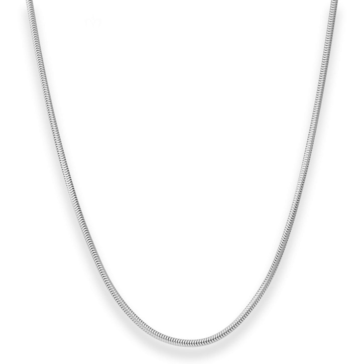1.9mm Schlangenkette aus 925 Silber 42cm