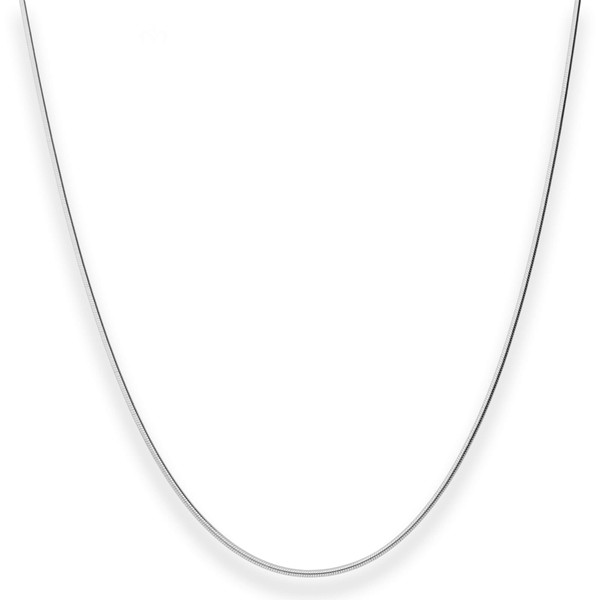0.9mm Schlangenkette aus 925 Silber 65cm