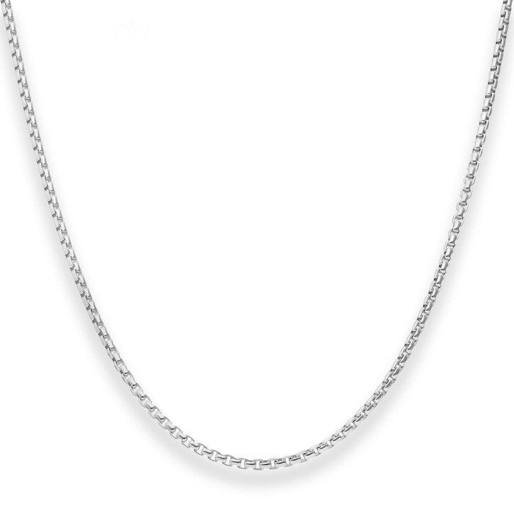 2mm Veneziakette rund aus 925 Silber 55cm