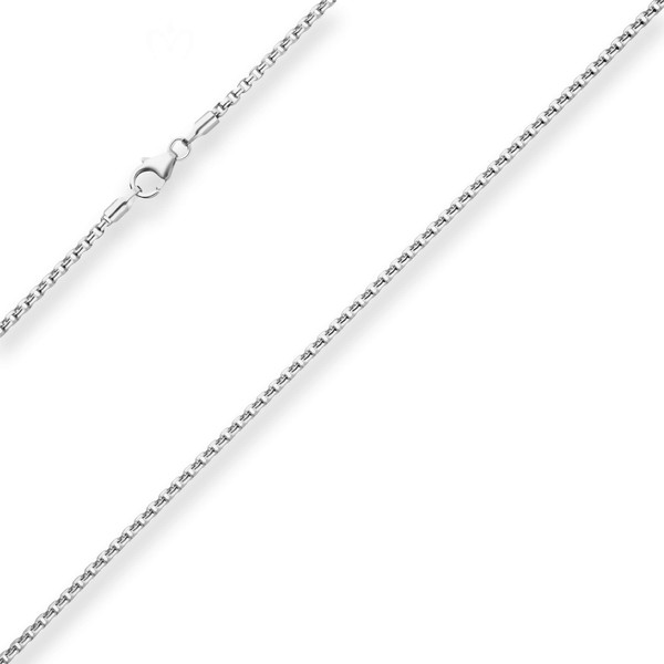2mm Veneziakette rund aus 925 Silber 55cm
