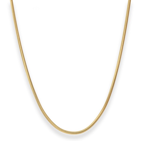 1.9mm Schlangenkette aus 333 Gelbgold 40cm