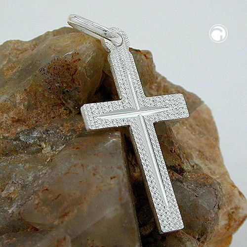 Anhänger Kreuz 23x13mm 925 Silber