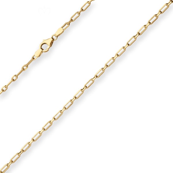 2.7mm Fantasiekette aus 585 Gelbgold 50cm