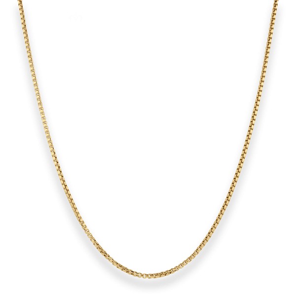 1.5mm Veneziakette rund aus 585 Gelbgold 60cm