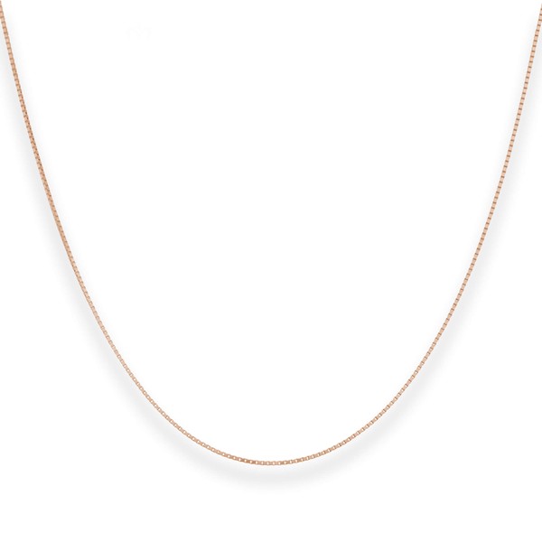 0.9mm Veneziakette aus 585 Rotgold 42cm