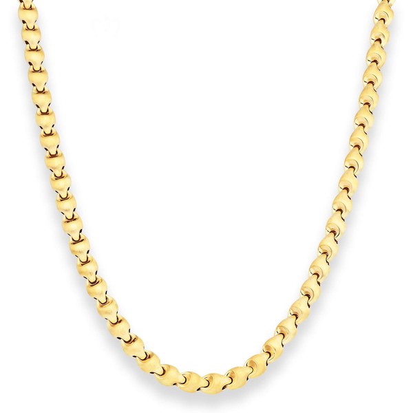 4.9mm Fantasiekette aus 750 Gelbgold 50cm