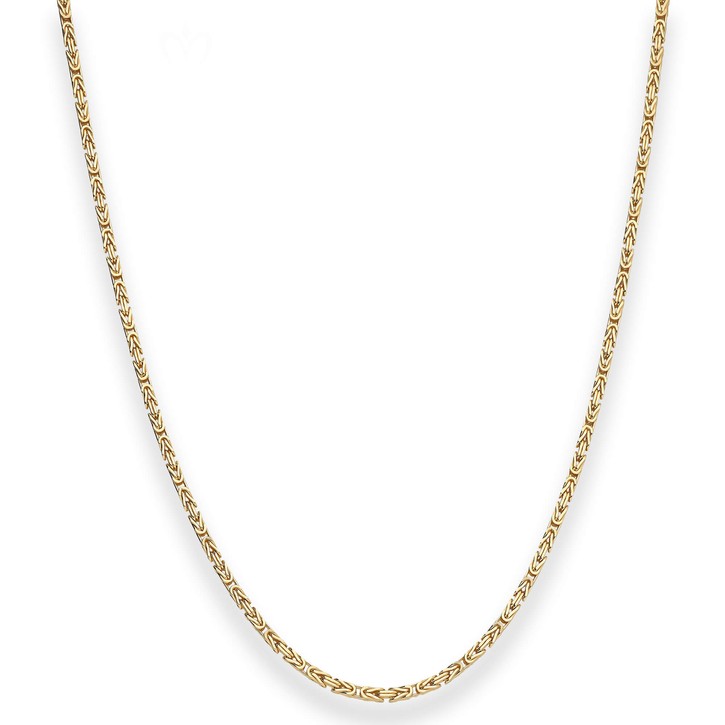 1.8mm Königskette aus 585 Gelbgold 45cm