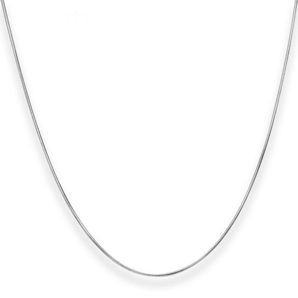 0.9mm Schlangenkette aus 950 Platin 50cm