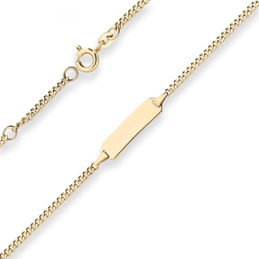2,1mm Id-Armband Panzerkette Goldarmband Armschmuck aus 585 Gold Gelbgold 16cm 2,1mm Id-Armband Panzerkette Goldarmband Armschmuck aus 585 Gold Gelbgold 16cm