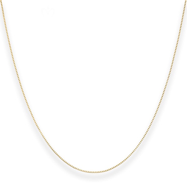 0.7mm Veneziakette aus 750 Gelbgold 45cm
