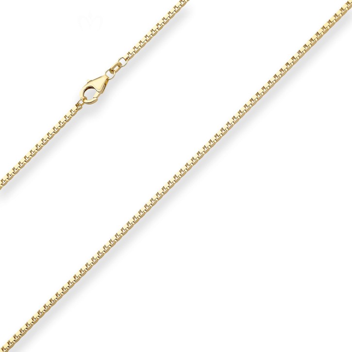 1.8mm Veneziakette aus 585 Gelbgold 50cm