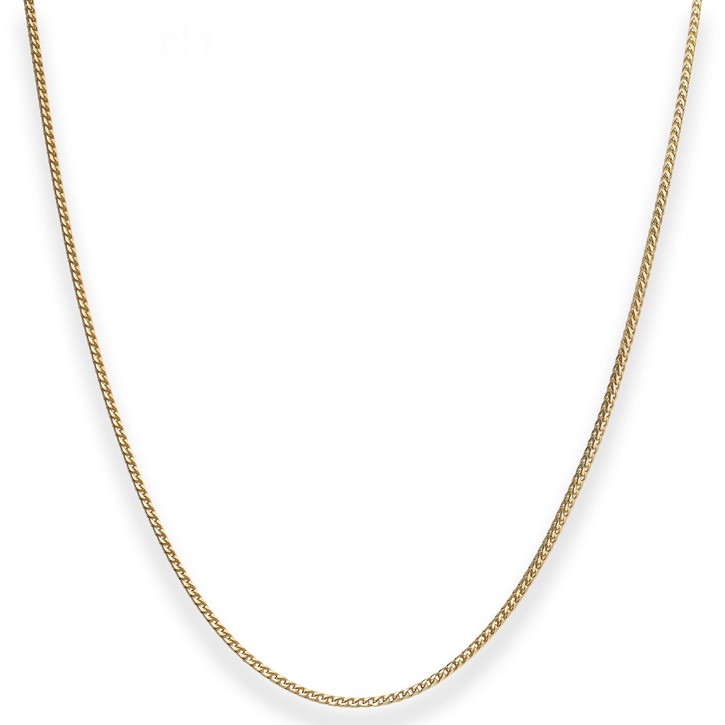 1.3mm Bingokette aus 585 Gelbgold 50cm