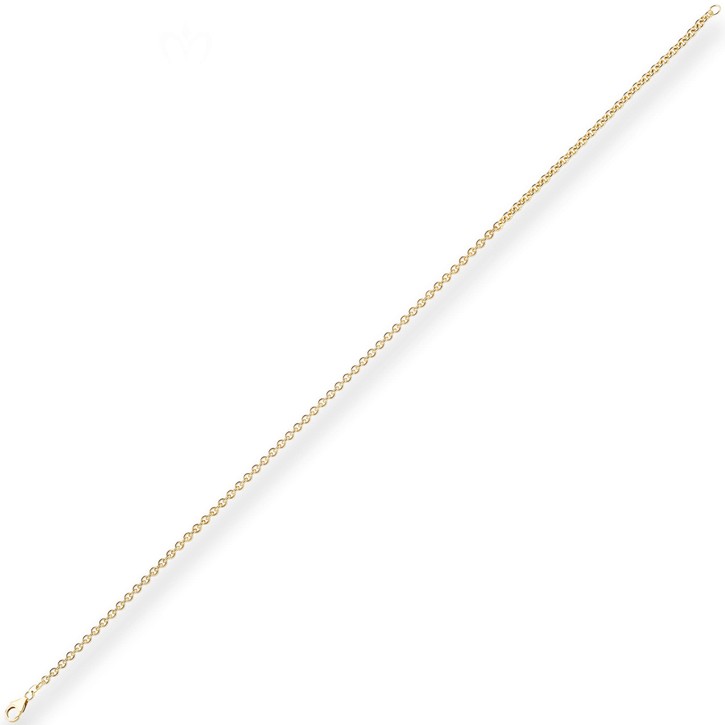 3.2mm Armband Rund-Ankerkette aus 585 Gelbgold 21cm