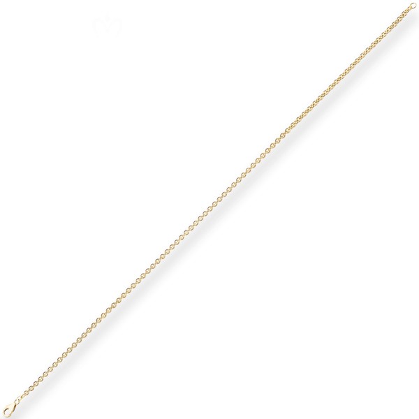 3.2mm Armband Rund-Ankerkette aus 585 Gelbgold 21cm