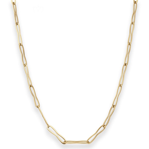 3.7mm Fantasiekette aus 585 Gelbgold 45cm
