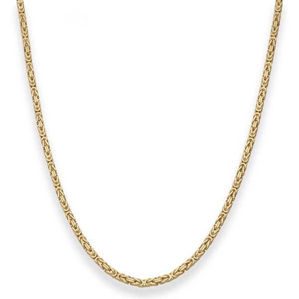 2.5mm Königskette aus 585 Gelbgold 60cm