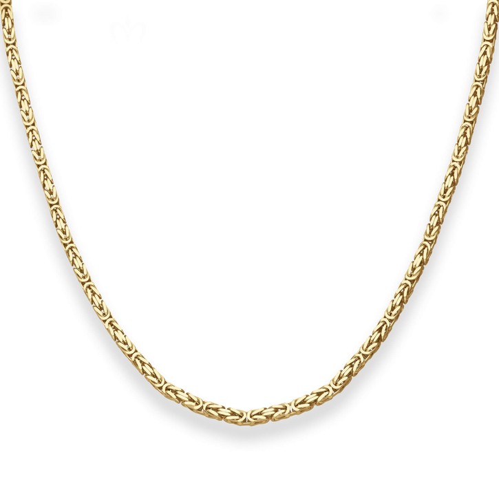 2.8mm Königskette aus 585 Gelbgold 45cm