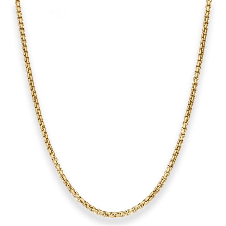 2.7mm Veneziakette rund aus 333 Gelbgold 45cm
