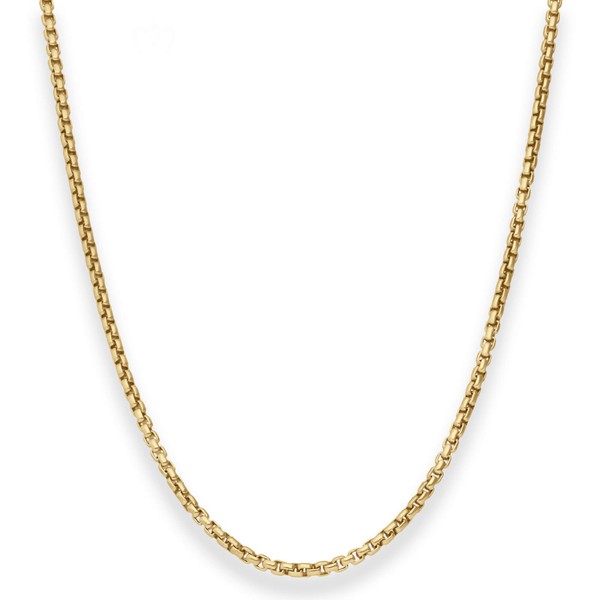 2.7mm Veneziakette rund aus 333 Gelbgold 45cm