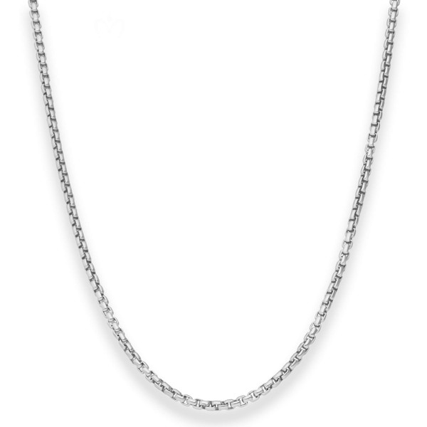 2.7mm Veneziakette rund aus 925 Silber 90cm