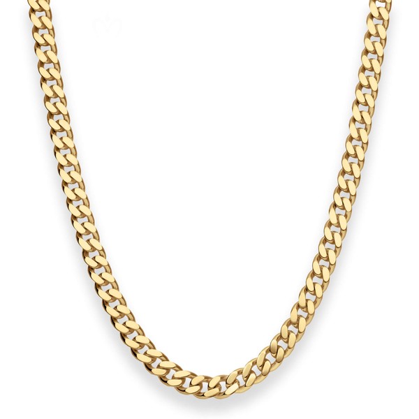 6.3mm Panzerkette aus 333 Gelbgold 50cm