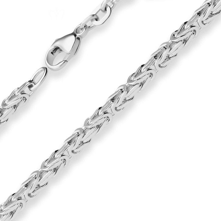 3.2mm Königskette aus 925 Silber 60cm