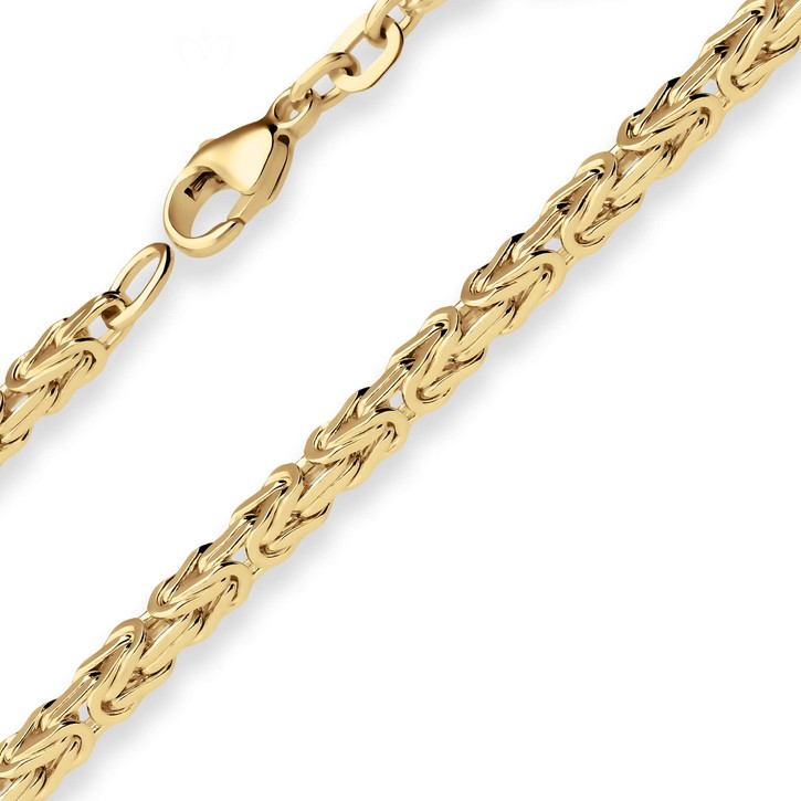 3.2mm Königskette aus 333 Gelbgold 60cm