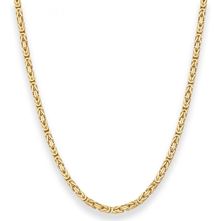 3.2mm Königskette aus 333 Gelbgold 60cm