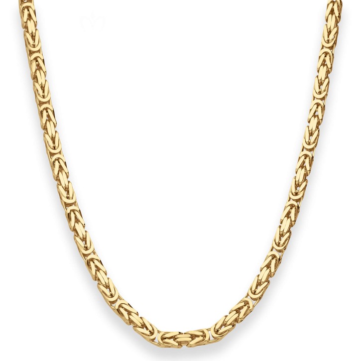 4mm Königskette aus 333 Gelbgold 60cm