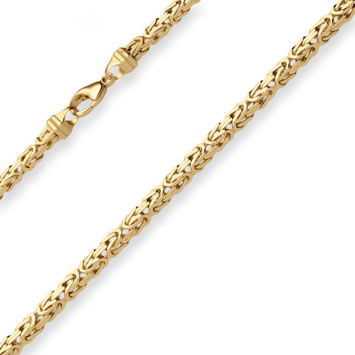 4mm Königskette aus 333 Gelbgold 60cm