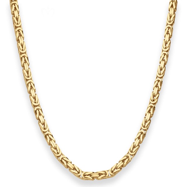 4mm Königskette aus 333 Gelbgold 60cm