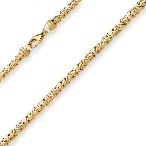 4mm Königskette aus 333 Gelbgold 60cm