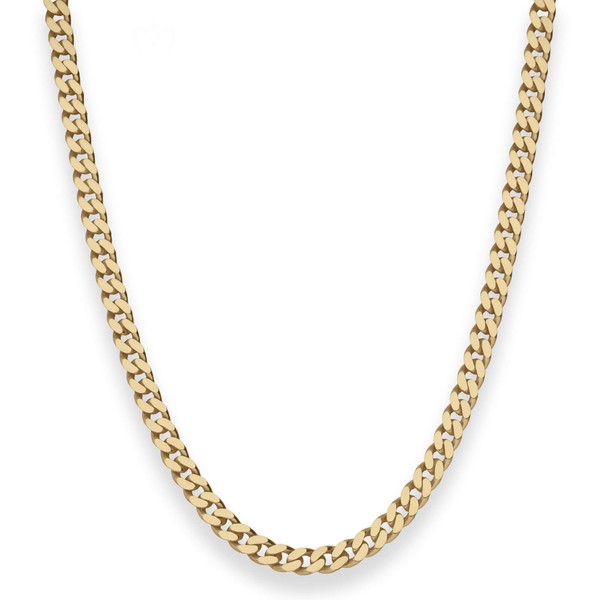 4.7mm Panzerkette aus 585 Gelbgold 60cm