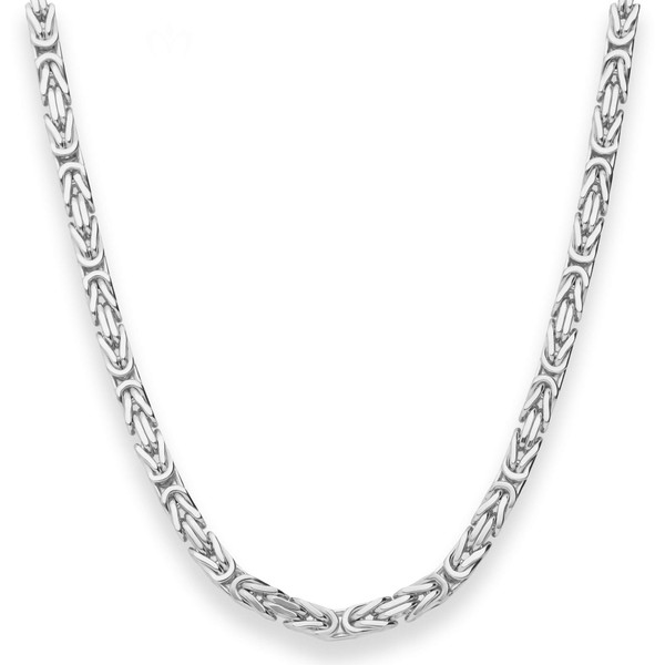 5.1mm Königskette aus 925 Silber 60cm