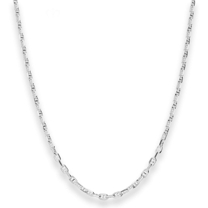 3.1mm Ankerkette-Steg aus 925 Silber 45cm