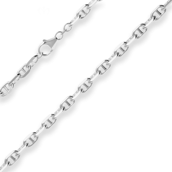 6.7mm Ankerkette-Steg aus 925 Silber 50cm