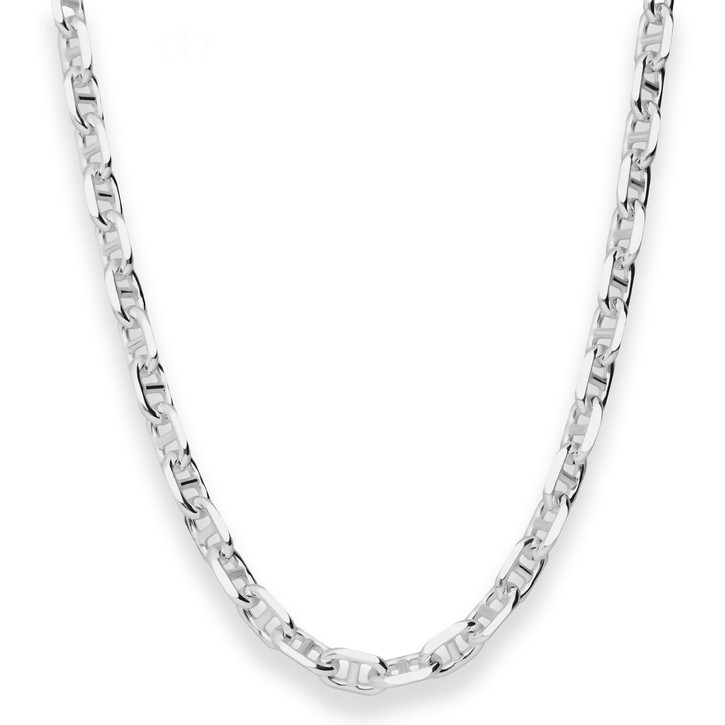 6.7mm Ankerkette-Steg aus 925 Silber 55cm